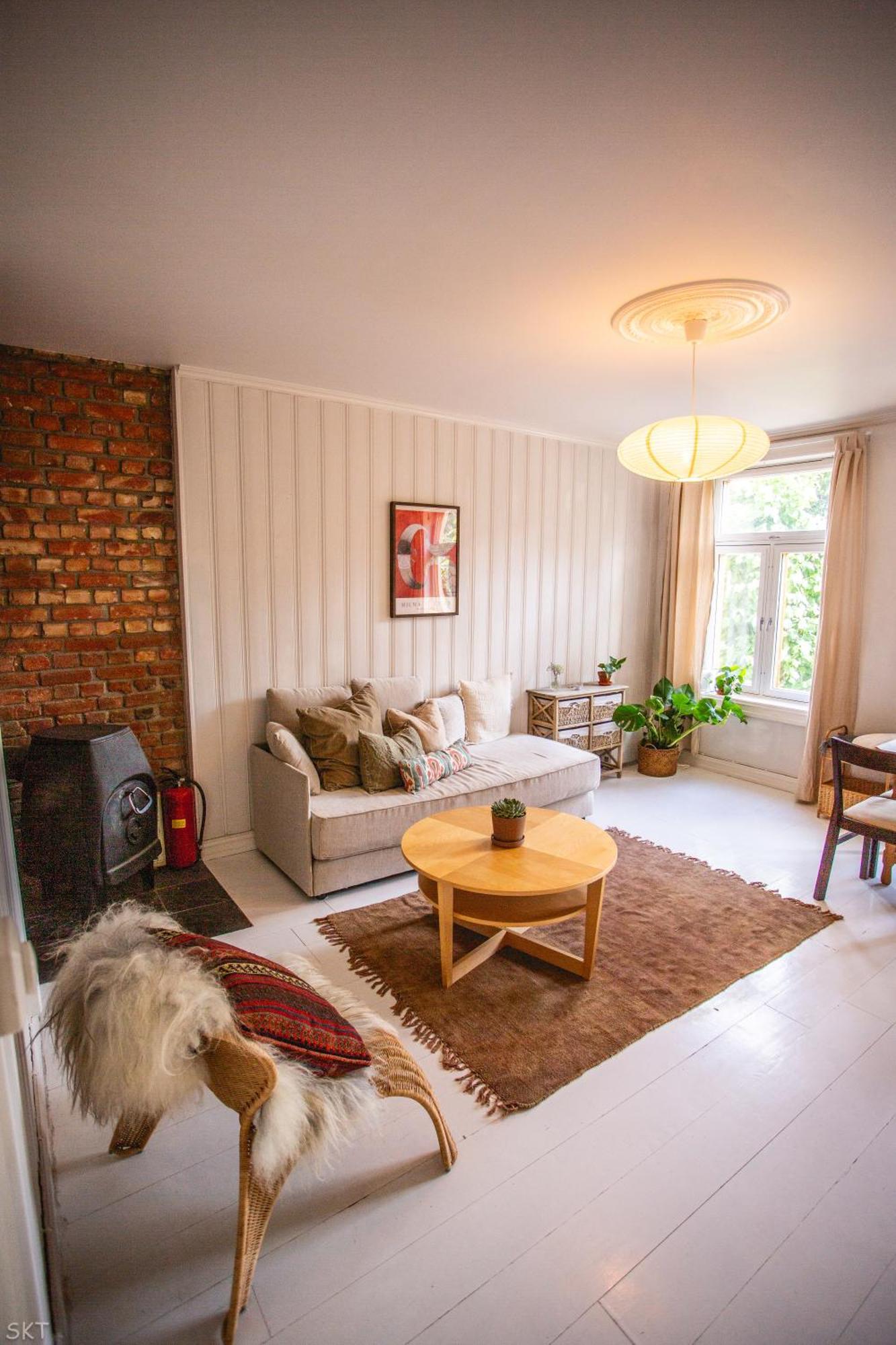 Charming 1800s W Fireplace And Free Parking Appartamento Oslo